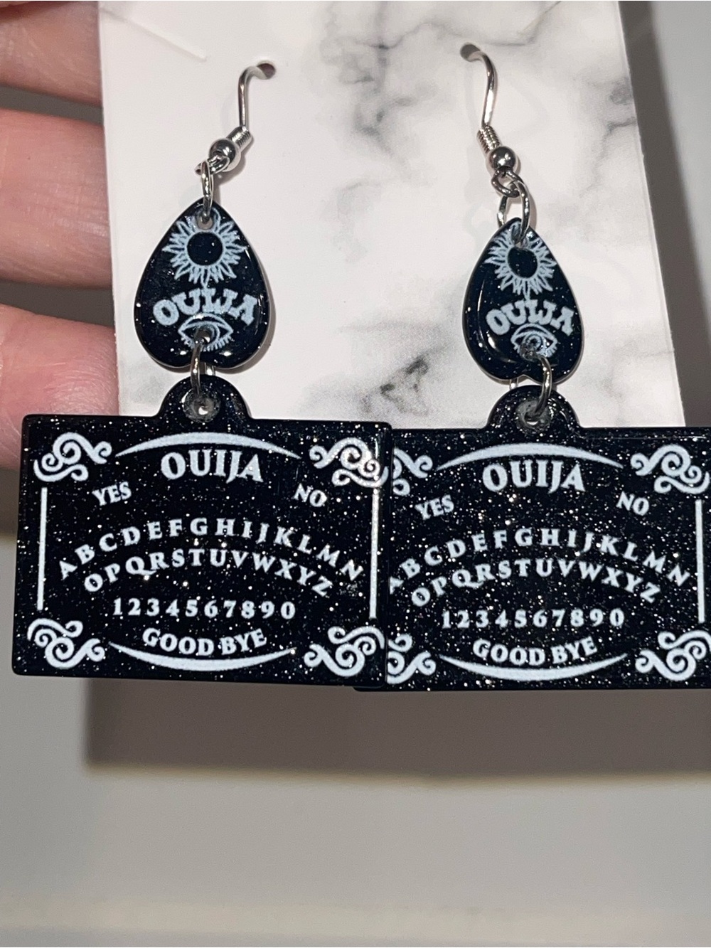 NEW Acrylic Ouija Board Earrings